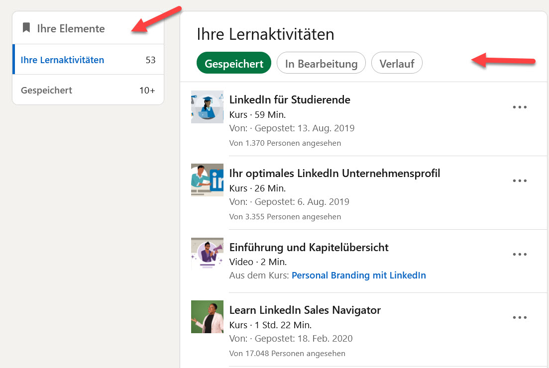 LinkedIn Mobile & Desktop Kundenpfadfinder