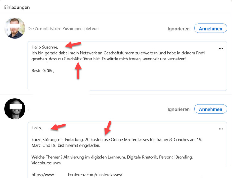 LinkedIn Events und Content-Infos – Kundenpfadfinder